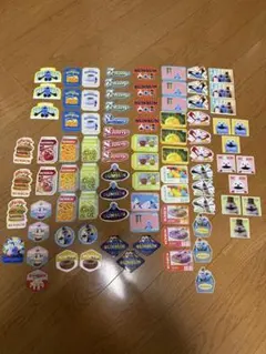 バラ売り無し87枚パペットスンスンキラキラダイカットステッカーシール帳シール交換