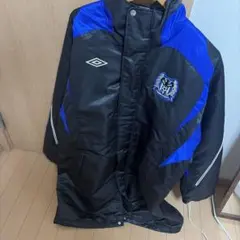 UMBRO ガンバ大阪 ベンチコート ブラック ブルー - メルカリ