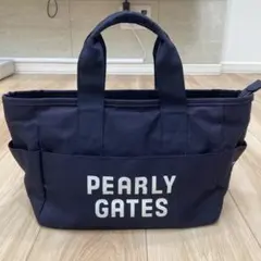 PEARLY GATES ネイビー トートバッグとボールポーチ - メルカリ