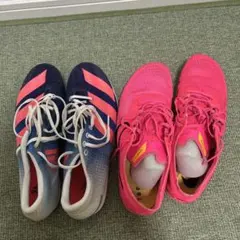 陸上競技用スパイク 2足セット adidas Nike