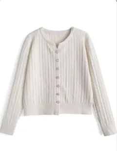 GRL ケーブル編み風ニットカーディガン[sd179]