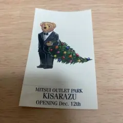 ラルフローレンベア　ステッカー MITSUI OUTLET PARK 木更津