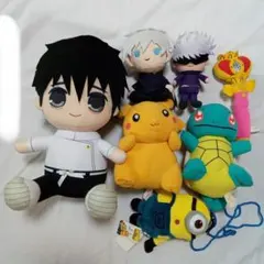 ポケモン　ピカチュウ　ゼニガメ　セーラームーン　ロッド　レトロ　ぬいぐるみ