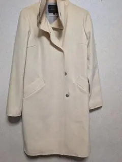 peyton place クリーム ロングコート 春のサムネイル