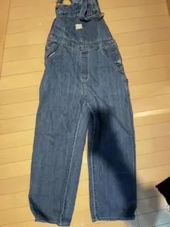 古着　オーバーオール　デニム　オールドネイビー　レア品