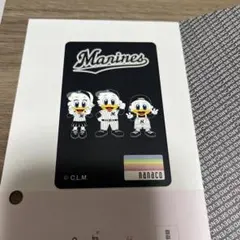 千葉ロッテマリーンズ nanacoカード 限定デザイン