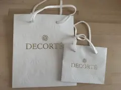 DECORTÉ ホワイト紙袋 大・小セット
