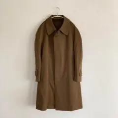 90s~ ヴィンテージ レトロ 古着 ステンカラーコート バルマカーンコート 茶のサムネイル