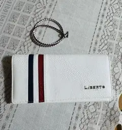 LiBERTO EDWIN エドウィン トリコロール長財布 ＆ブレスレット