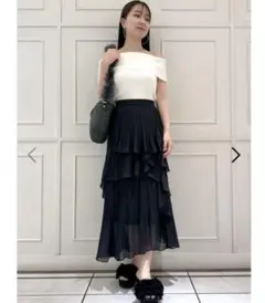 Sustainableオフショルニットプルオーバー