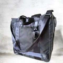 【美品】PORTER ポーター　HEAT 2wayトートバッグ ブラック