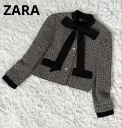 2026年最新】zara リボンディテール テクスチャーブレザーの人気
