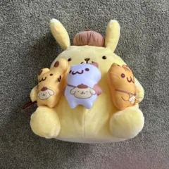希少　ポムポムプリン チームプリンみんなでお散歩でちゅ！BIGぬいぐるみのサムネイル