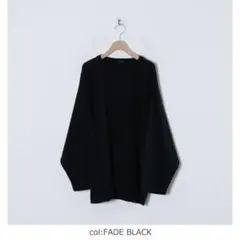 COMOLI(コモリ)　フットボールTシャツ　フェイドブラック　サイズ2のサムネイル