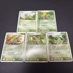 第1弾構築済みスターター キモリデッキ 002-006/019 5枚セット