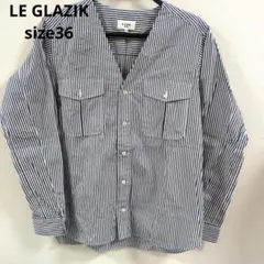 期間限定値下【未使用】ルグラジックLEＧLAZIKストライプシャツ36Bshopのサムネイル