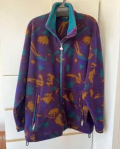 【ヴィンテージ】ノースフェイスフリースジャケット 紫 青 オレンジ古着