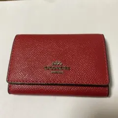 COACH 5連レザーキーケース