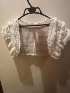 結婚式　ボレロ　ケープ　美品　ラビットファー　Ginger mint