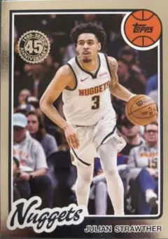【1161】Nuggets Julian Strawther Topps