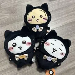 ちいかわ　ハロウィン　黒猫ぬいぐるみ