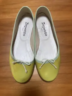 Repetto レペット バレエシューズ エナメル オリーブグリーン - メルカリ
