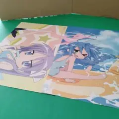 POSTER.15 らきすた 折りたたみピンナップポスター ４枚 POSTER.15 らきすた 折りたたみピンナップポスター 4枚