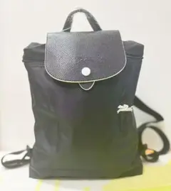 LONGCHAMP ロンシャン 折り畳みミニリュック 黒