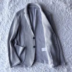 【美品✨軽量3Dニット】UNITED ARROWS ニットテーラードジャケットのサムネイル