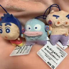 サンリオキャラクターズ×クレヨンしんちゃん みにぬいぐるみ　3種セット