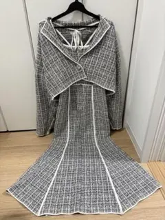 rienda ツイードセットアップ　ジャケット　ワンピース　セット