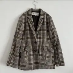 【交渉可】レイビームス　チェックジャケット