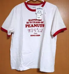 ユニクロ PEANUTS 75周年記念 Tシャツ L