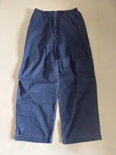 【未使用】UNIQLO C ワイドパラシュートパンツ M インディゴブルー