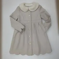 【お値下げしました】any FAM☆ファー付きコート☆150☆Aライン☆裏地付き