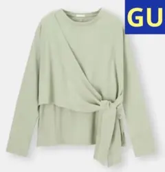 GU ジーユー レディース トップス 綿 コットン 長袖Tシャツ Mサイズ