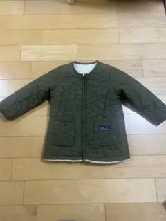 THE SHOP TKカーキ色 白色 ボア リバーシブル