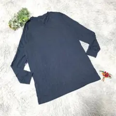 【UNIQLO】ユニクロ (L) ロンT ヒートテック シンプル クルーネック