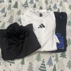 adidas キッズ Tシャツ 2枚　ハーフパンツ セット 130