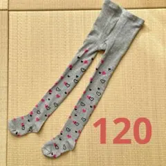 キッズ タイツ 120 グレー