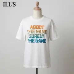 ILL'S イルズ 半袖 Tシャツ XL 白 カラフルロゴ ストリート