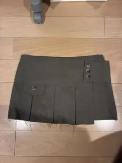 bohemian seoul wrap skirt チャコール S