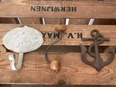 デコレーション　フック　3点セット DIY リノベーション アイアンのサムネイル