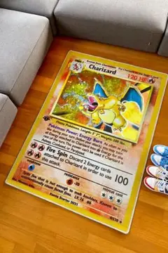 リザードントレーディングカードラグマット 箱付き未使用　激レア