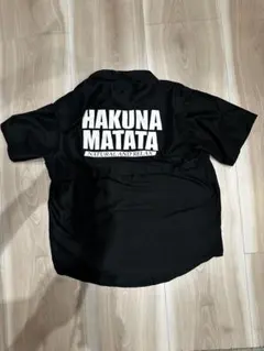 HAKUNA MATATA 半袖シャツ ブラックのサムネイル