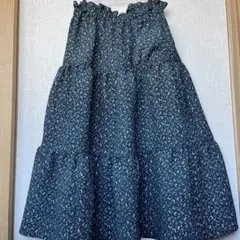 着物リメイク.ロングスカート☆ハンドメイド