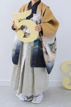 七五三 男の子 着物 5歳 フルセット