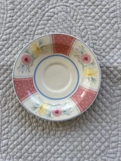 英國古董蘇西庫珀盤飾幻彩粉紅茶杯碟