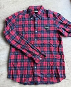 F.C. Real Bristol チェックネルシャツ　Mサイズ