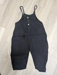 子供服90 tete a tete リネン風サロペット